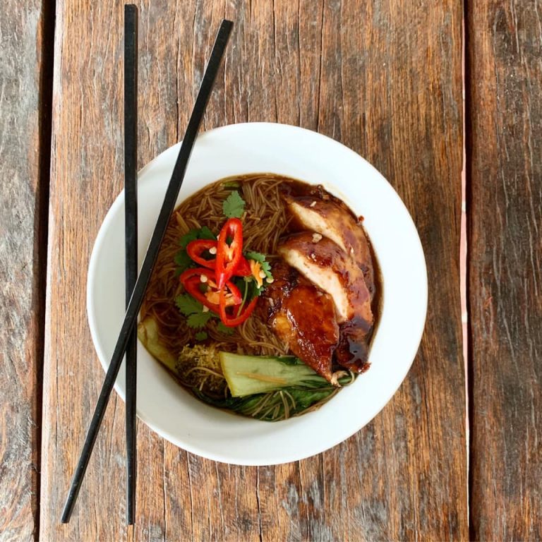 ALToA Sticky Szechuan Pork Belly and Asian Broth skinnymixers