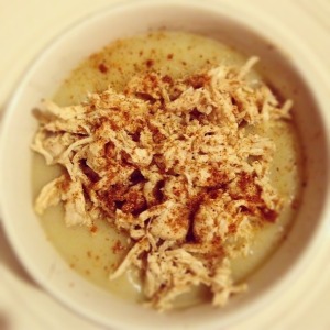 skinnymixer's Creamy Chicken and Cauliflower Soup