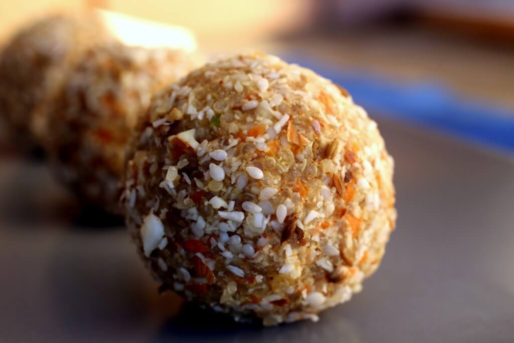 skinnymixer's Vegan Dukkah Balls skinnymixers