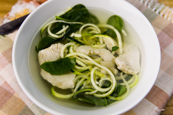 skinnymixer's Chicken Zoodle Soup