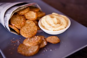 skinnymixer's Aioli and chipotle chips