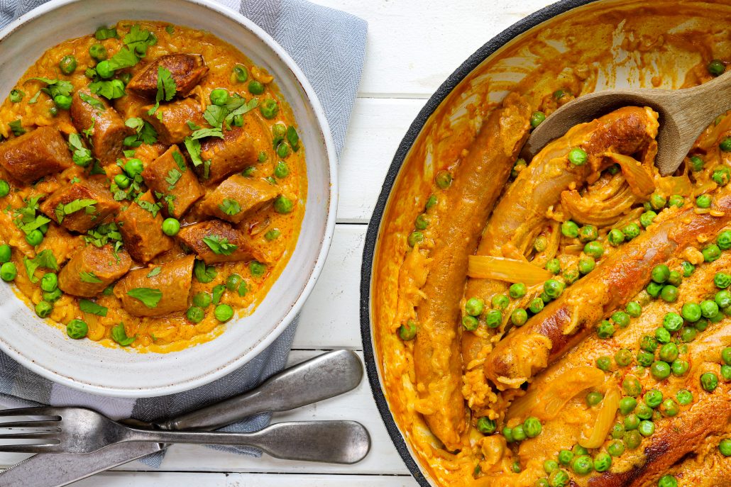 Best Curried Sausages With Coconut Milk