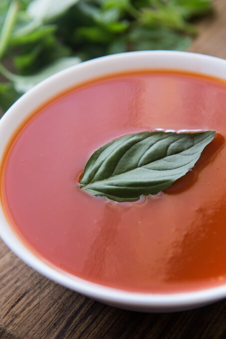 Thermomix no fat tomato soup