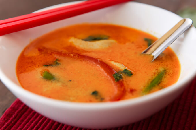 skinnymixer's Thai Red Chicken Soup