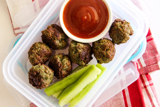 skinnymixer’s Lunchbox Meatballs