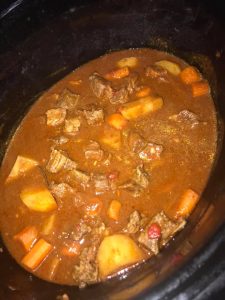Beef Goulash in the slow cooker