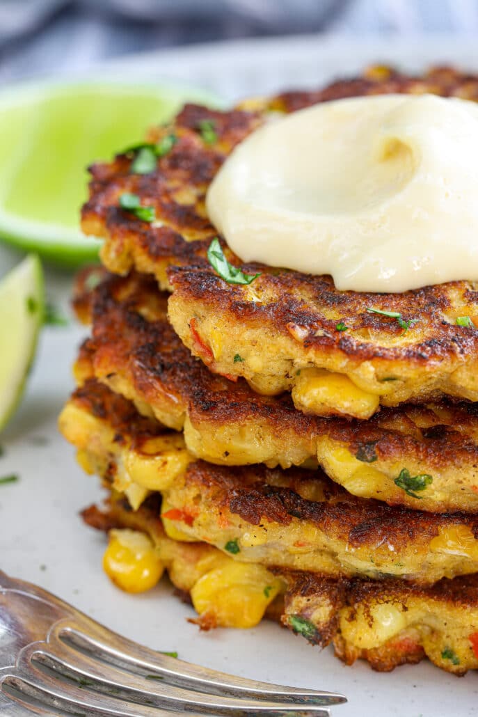 THMV: Corn Salsa Fritters