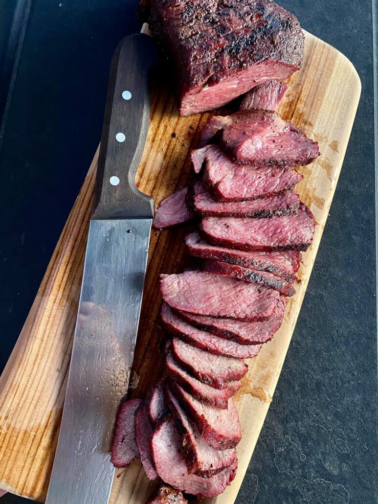 Traeger reverse seared steak