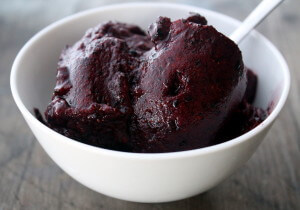 skinnymixer's Super Skinny Instant Blueberry Sorbet