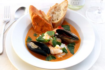 skinnymixer's Seafood Bisque with Rouille