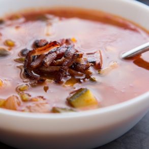 Bacon & Vegetable Soup Skinnymixers