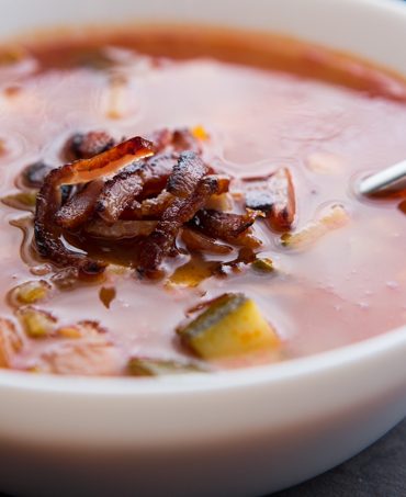 Bacon & Vegetable Soup Skinnymixers