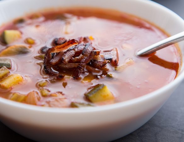 Bacon & Vegetable Soup Skinnymixers