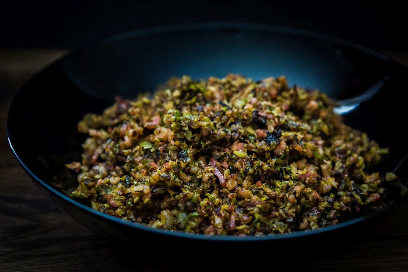 skinnymixer's Bacon & Brussels sprouts