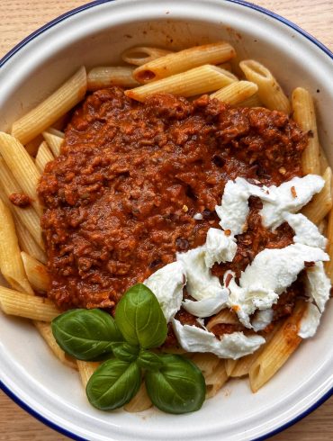 Skinnymixers Chunky Spaghetti Bolognese Thermomix
