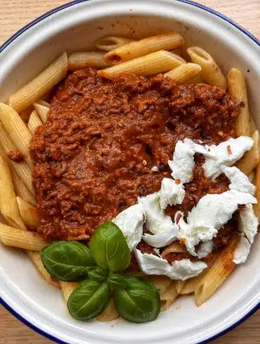 Skinnymixers Chunky Spaghetti Bolognese Thermomix