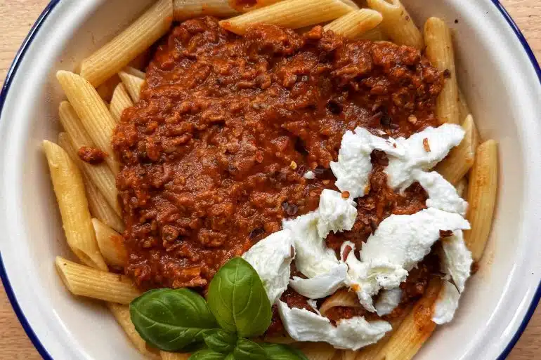 Skinnymixers Chunky Spaghetti Bolognese Thermomix