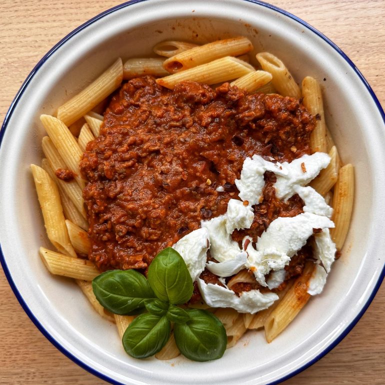 Skinnymixers Chunky Spaghetti Bolognese Thermomix
