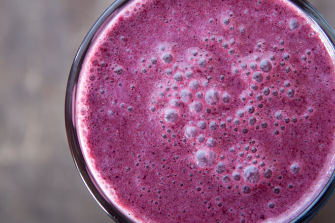 Thermomix Blueberry Protein Smoothie