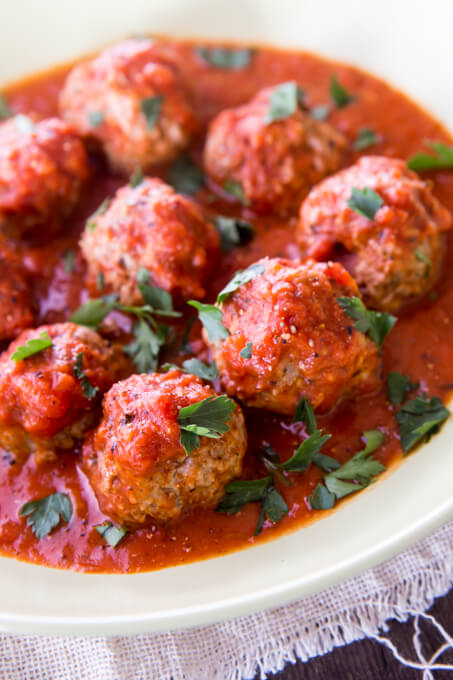 Thermomix Italian Meatballs