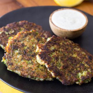 Bacon Broccoli Fritters Ranch recipe