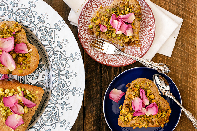 Persian Love Cake - Cardamom and Tea