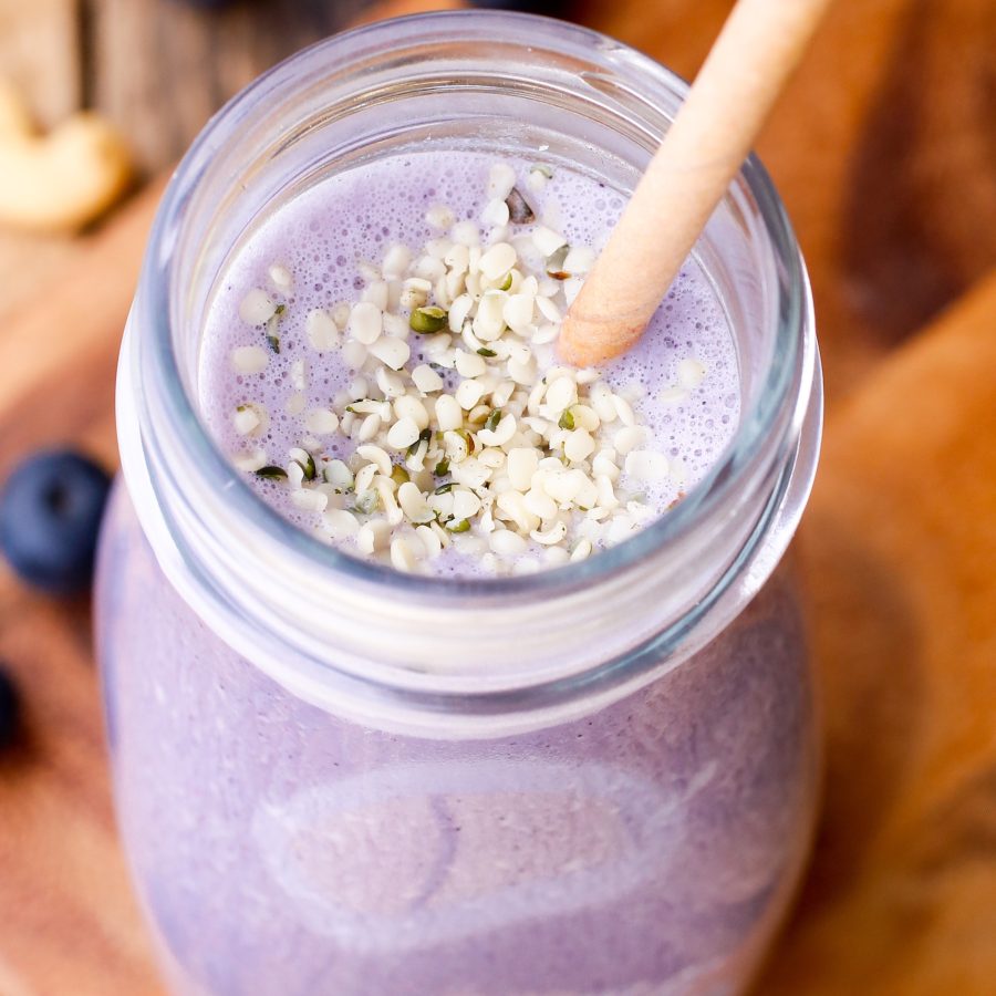 THMIII Blueberry Breakfast Smoothie Skinnymixers