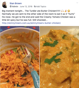 Butter Chicken is a popular Thermomix Recipe for Toddlers