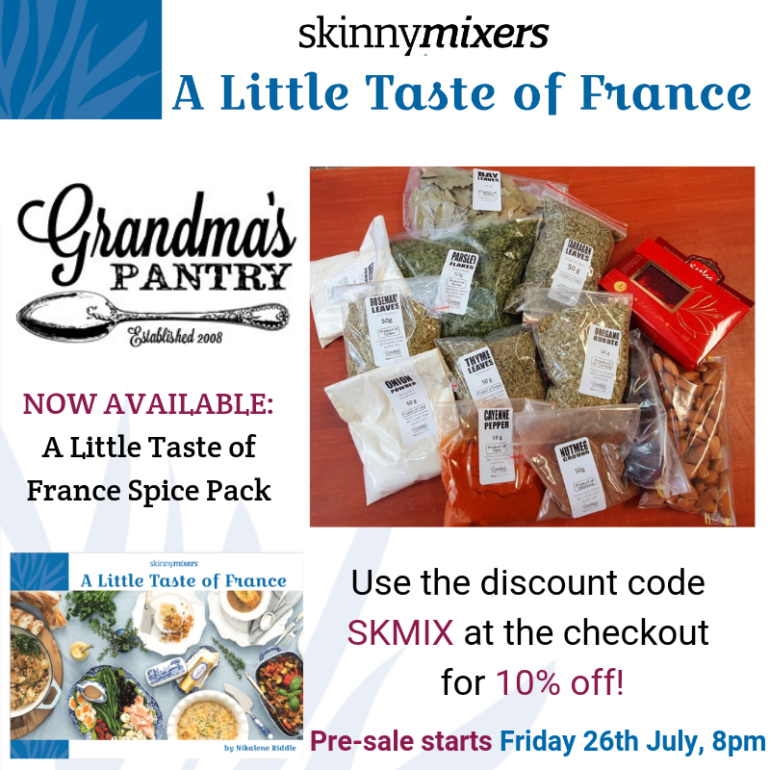 A Little Taste of France is coming! skinnymixers