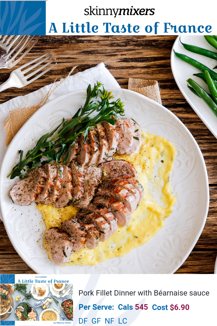Pork Fillet Dinner with Bearnaise Sauce Thermomix recipe