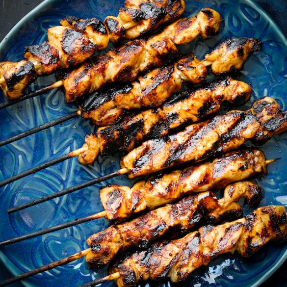 BBQ Chicken Kebabs Skinnymixers Thermomix marinade