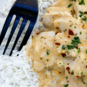 creamy garlic chicken thermomix recipe