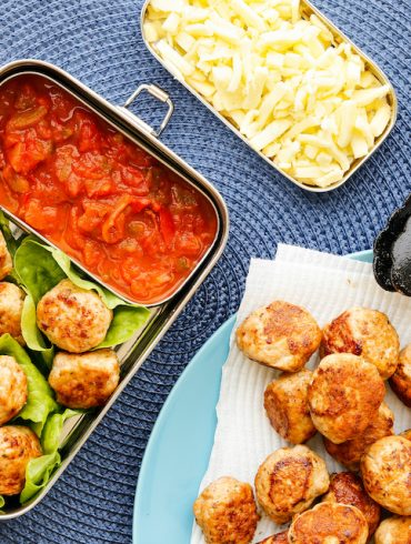 Mexican Chicken Meatballs Chunky Salsa Thermomix