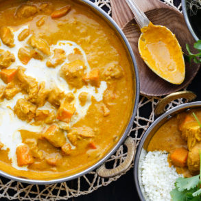 Quick Chicken Sweet Potato Curry Skinnymixers