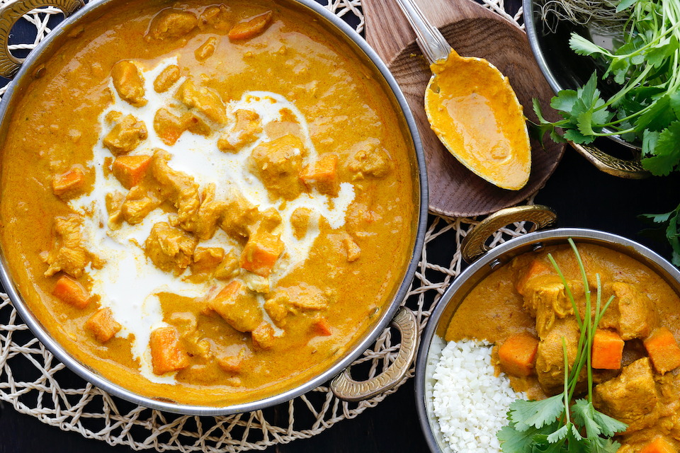 Sweet yellow hot sale curry recipe