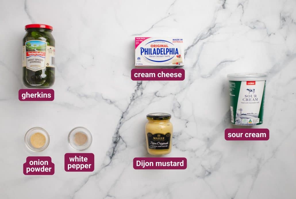 Gherkin Dip Ingredients