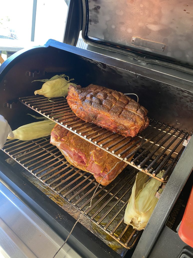 Corn Smoked on the Traeger