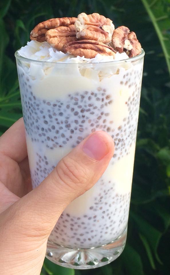 Coconut Chia Pudding Parfait