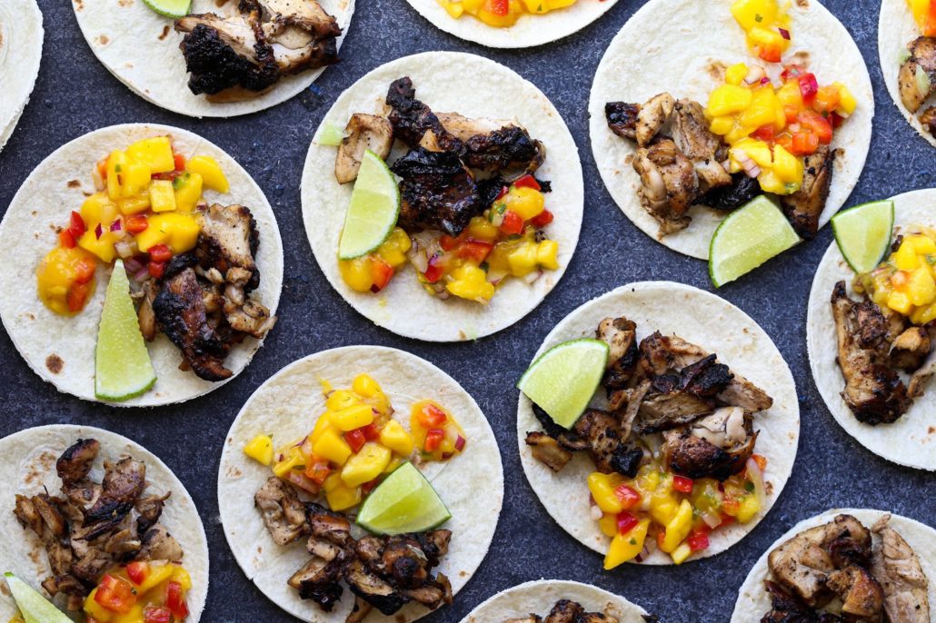 Mango Salsa Jerk Chicken