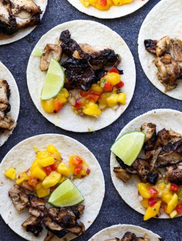 Mango Salsa Jerk Chicken