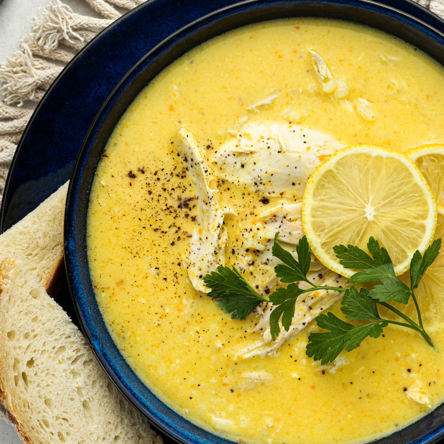 ALToG Avgolemono (lemon chicken soup) Skinnymixers