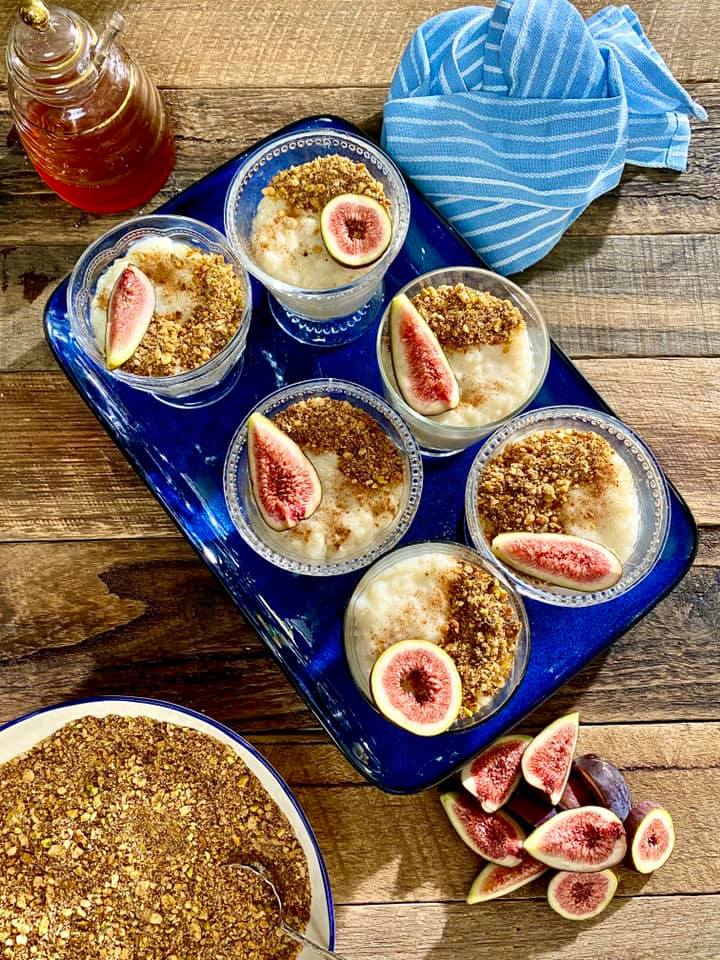 ALToG Rizogalo with Baklava Crumb (rice pudding) Skinnymixers