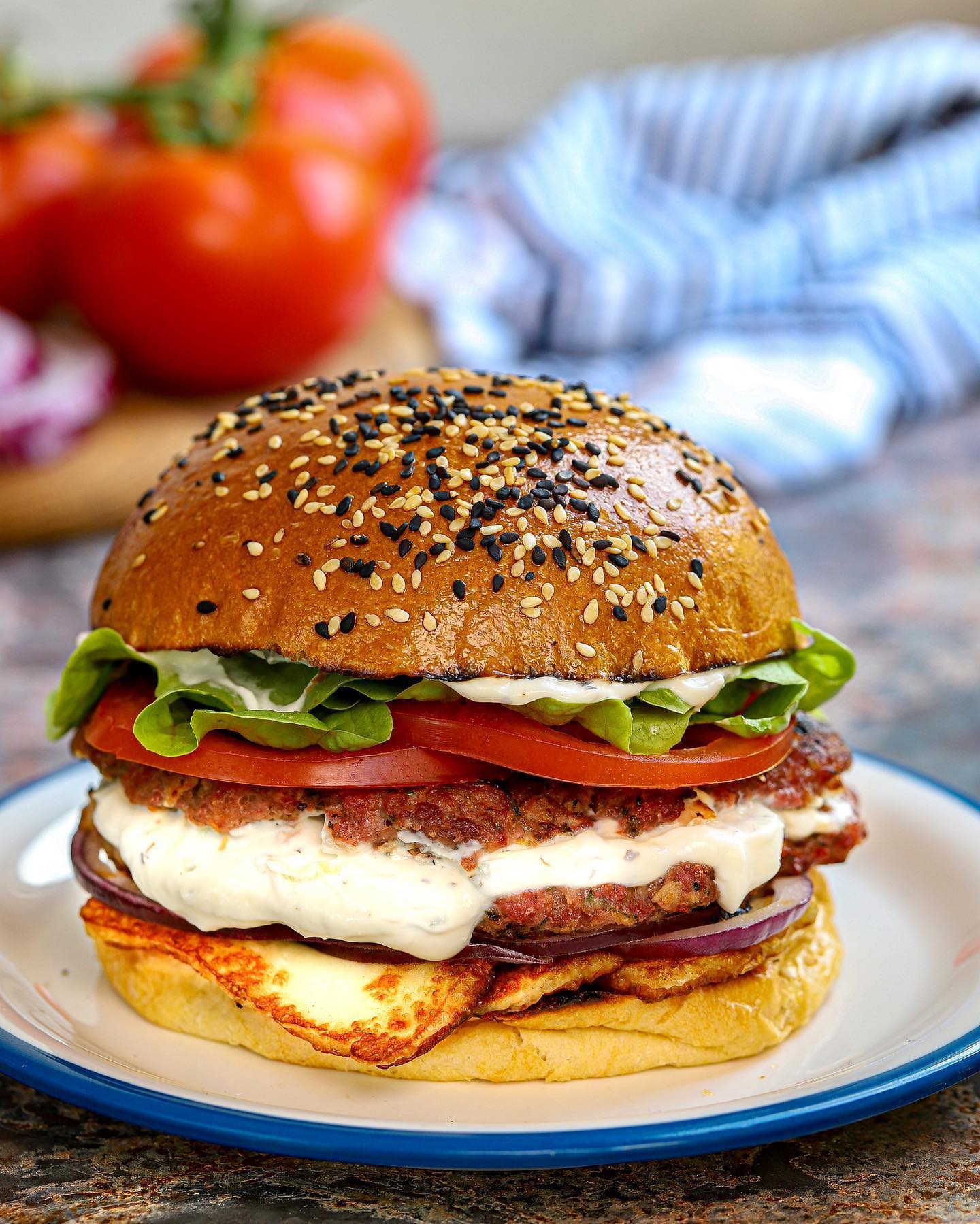 Greek Style Burger