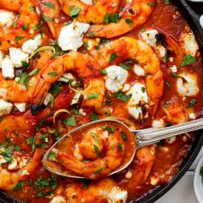 Saganaki Prawns Thermomix Skinnymixers