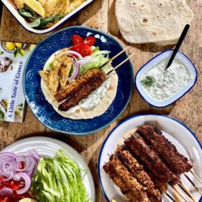 Souvlaki kebabs