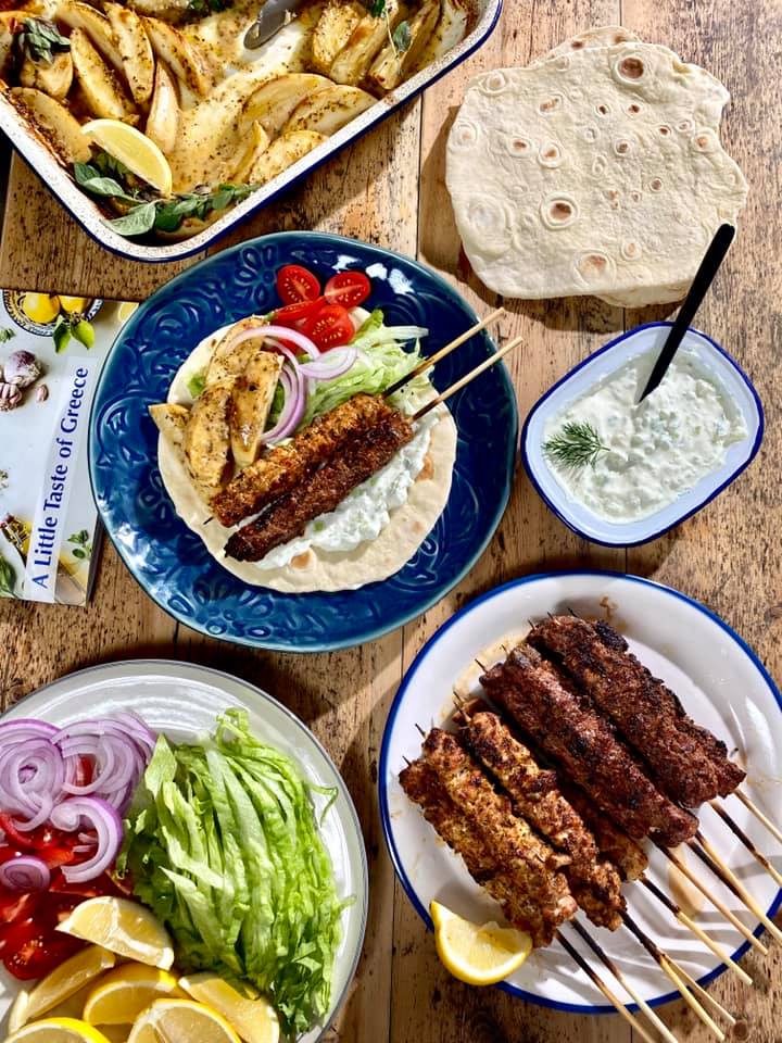 Souvlaki kebabs