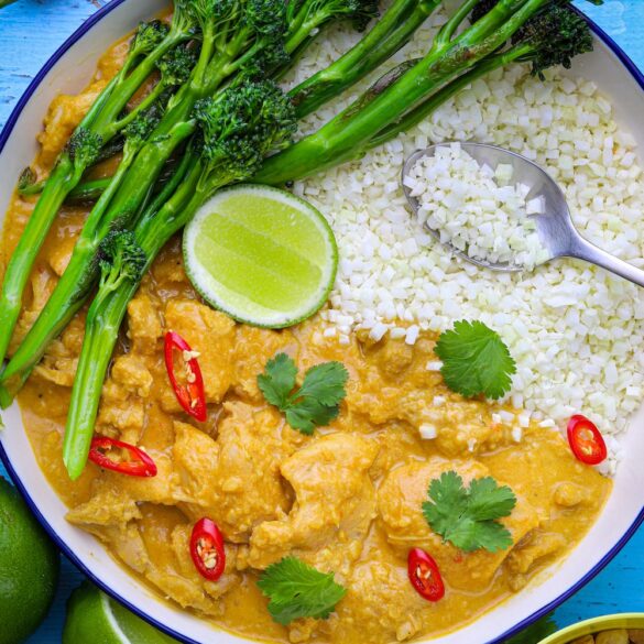 Creamy Satay Chicken Thermomix Skinnymixers