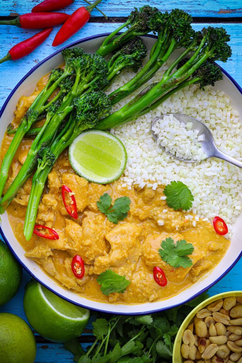 Creamy Satay Chicken Thermomix Skinnymixers