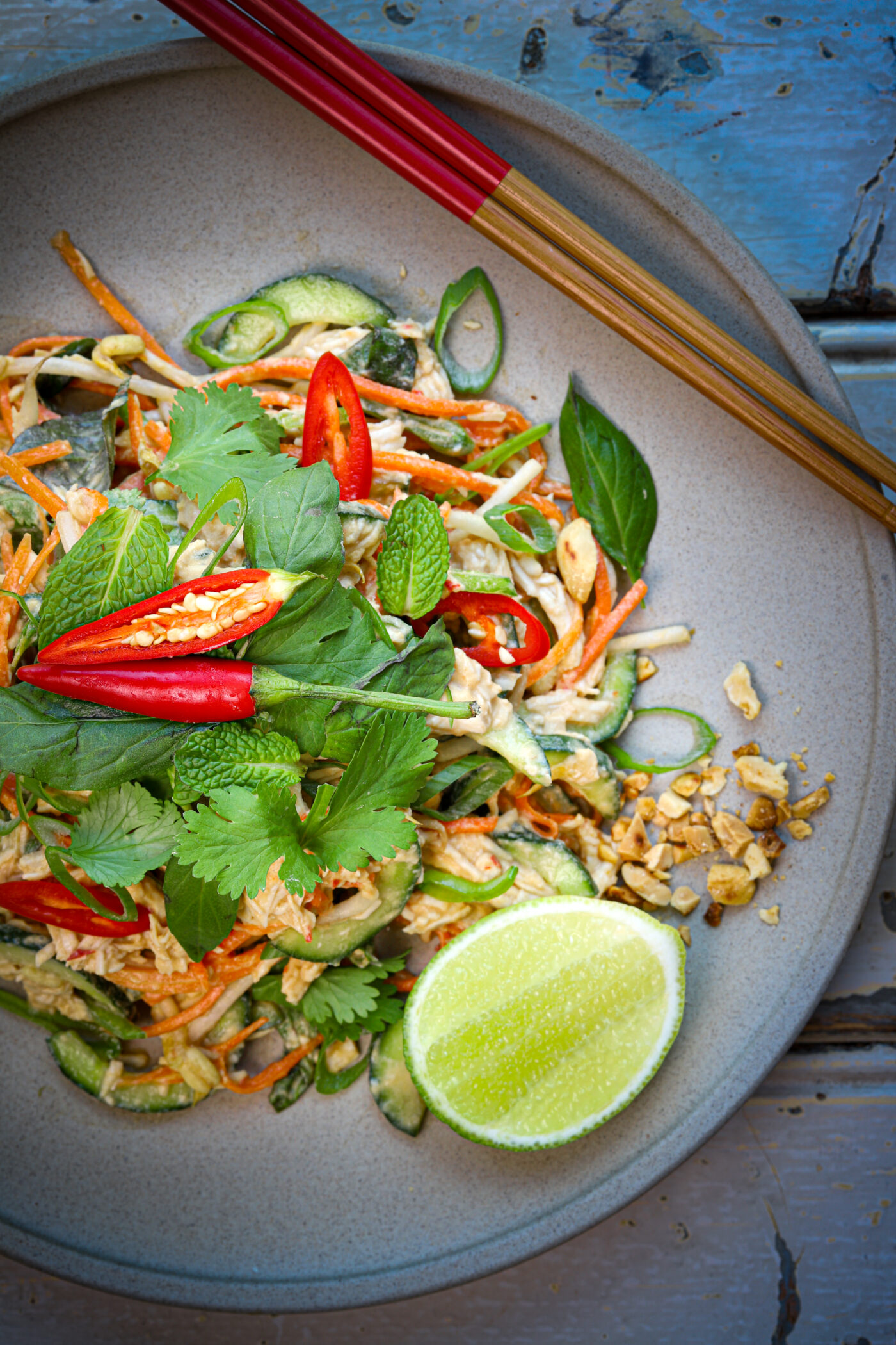 Thmv Thai Coconut Chicken Salad Skinnymixers 4309