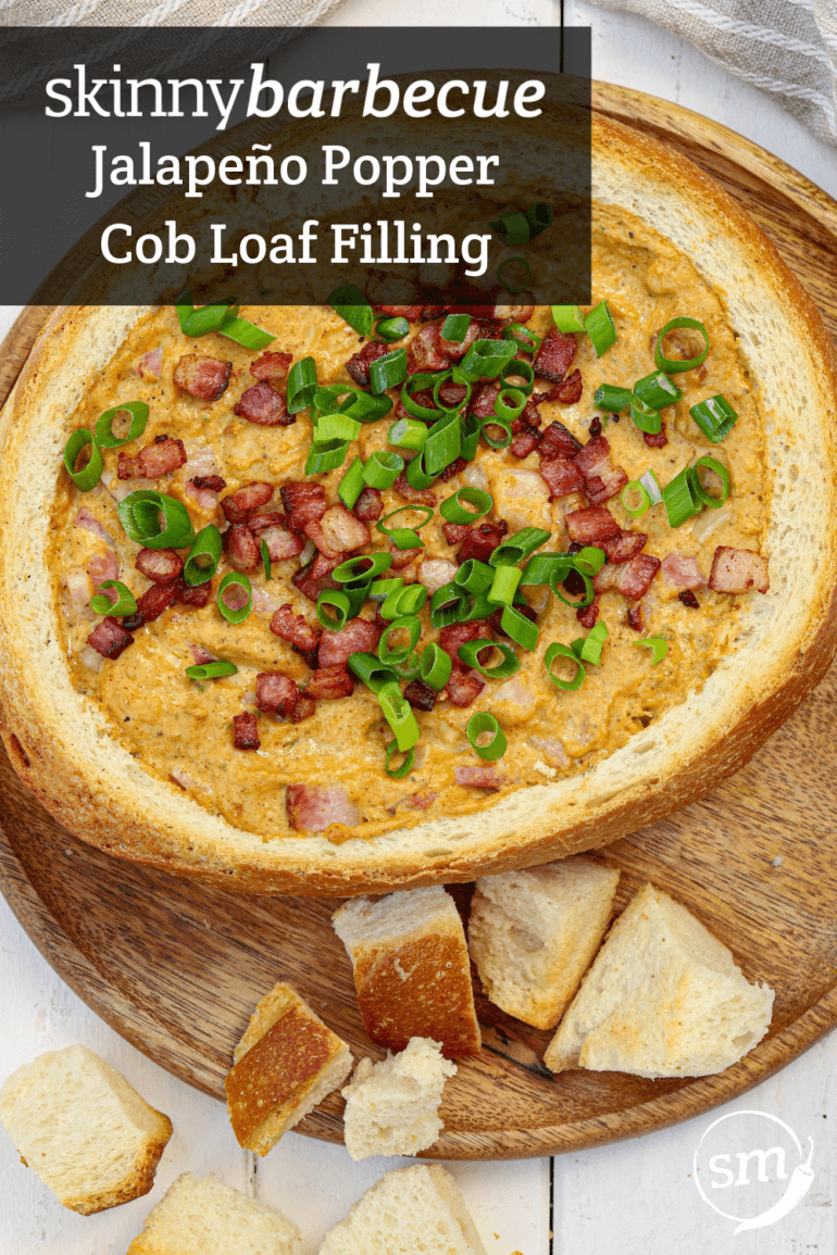 SMBBQ Jalapeño Popper Cob Loaf Filling Skinnymixers